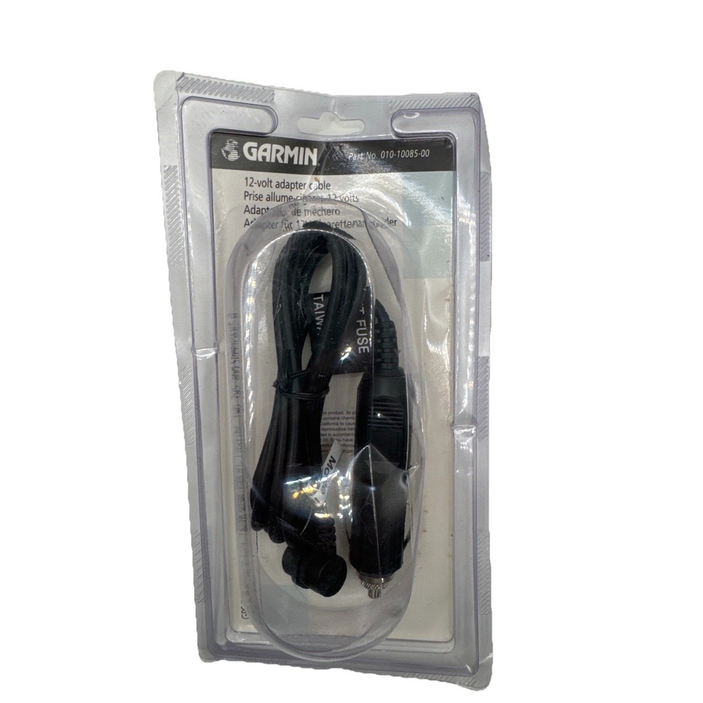 Garmin GPS 12-volt Cigarette Lighter Adapter Cable 010-10085-00 NIP‎